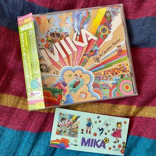 MIKA ミーカ　ライフ・イン・カートゥーン・モーション　CD ステッカー付(ポップス/ロック(洋楽))