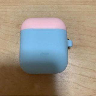 アップル(Apple)のelago AirPodsケース　ピンク　スカイブルー(モバイルケース/カバー)