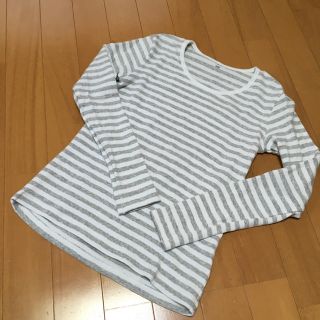 ムジルシリョウヒン(MUJI (無印良品))の今期！未使用 無印良品 オーガニックコットンストレッチ ロンT(Tシャツ(長袖/七分))