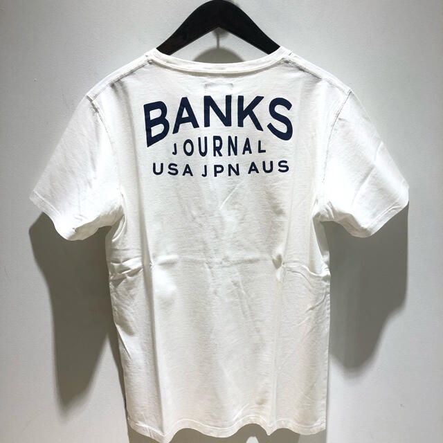 BANKS M OFF White Tシャツ 胸ワンポイント 新品未使用！