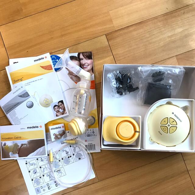 アカチャンホンポ(アカチャンホンポ)のメデラ　電動搾乳機　swing  medela キッズ/ベビー/マタニティの授乳/お食事用品(その他)の商品写真