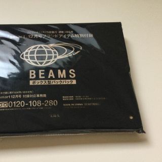 ビームス(BEAMS)の smart2020年12月号付録BEAMSボックス型バックパック(リュック/バックパック)