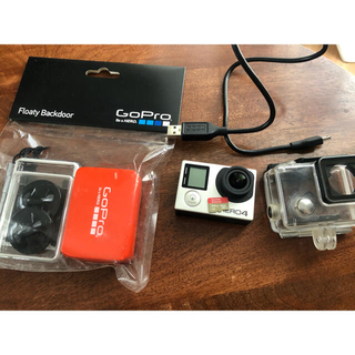 ゴープロ(GoPro)のホシ様専用【中古】GoPro4 64GBのSDカード付き(ビデオカメラ)