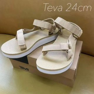 テバ(Teva)の【送料込】teva ミッドフォーム ユニバーサル ベージュ 24cm(サンダル)