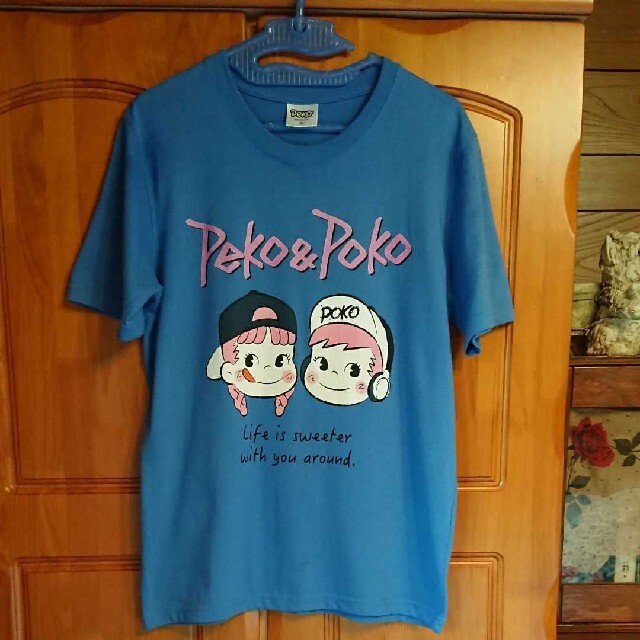 不二家(フジヤ)のペコちゃん ポコちゃん  半袖ティーシャツ メンズのトップス(Tシャツ/カットソー(半袖/袖なし))の商品写真