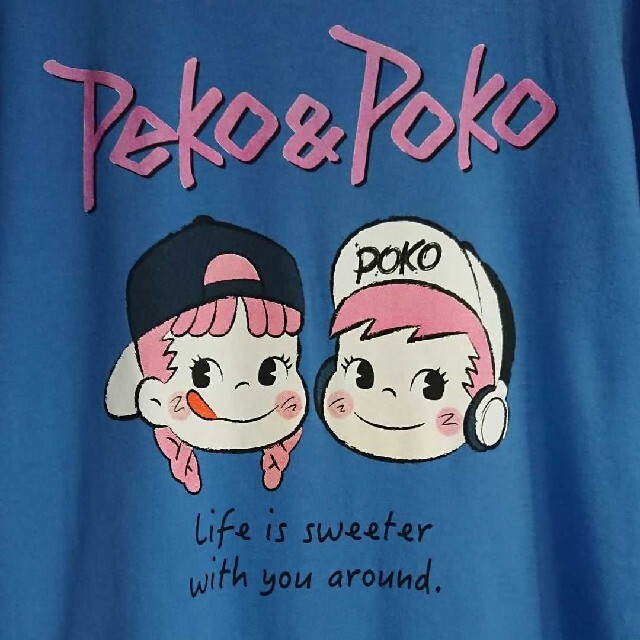 不二家(フジヤ)のペコちゃん ポコちゃん  半袖ティーシャツ メンズのトップス(Tシャツ/カットソー(半袖/袖なし))の商品写真