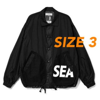 wind and sea コーチジャケット 黒 M-