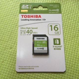 トウシバ(東芝)の新品！ TOSHIBA  SDHC 16GB(その他)