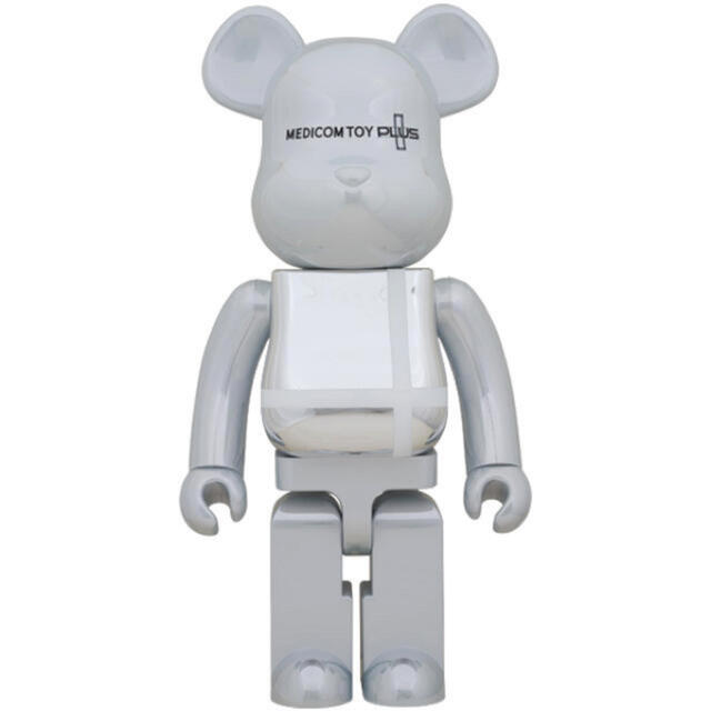 【ファッション通販】 TOY MEDICOM BE@RBRICK - TOY MEDICOM PLUS CHROME WHITE その他