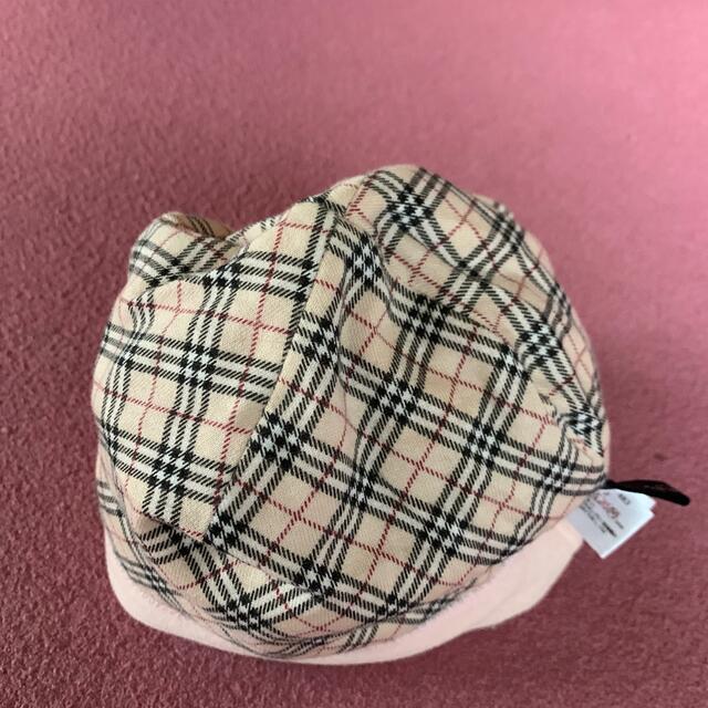 BURBERRY(バーバリー)のバーバリーBurberry フリース帽　1〜2歳用 キッズ/ベビー/マタニティのキッズ服女の子用(90cm~)(その他)の商品写真