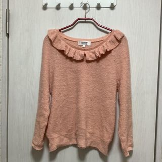 ザラ(ZARA)のミニマムミニマム　サーモンピンク　ニット(ニット/セーター)