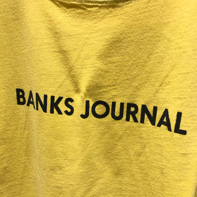 BANKS  Mサイズ OLD yellow フロントロゴ 人気 新品未使用！