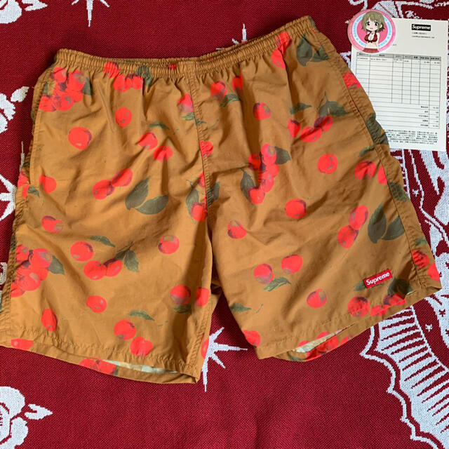 Supreme(シュプリーム)のsupreme Nylon Water Short Brown Cherry L メンズのパンツ(ショートパンツ)の商品写真