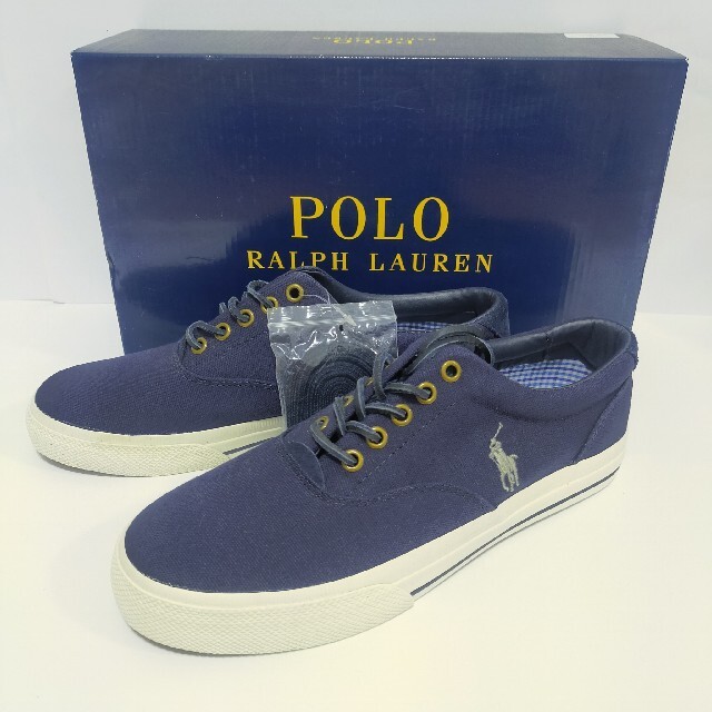 POLO RALPH LAUREN(ポロラルフローレン)のポロ ラルフローレン  VAUGHN NEWPORT NAVY 26.5CM メンズの靴/シューズ(スニーカー)の商品写真