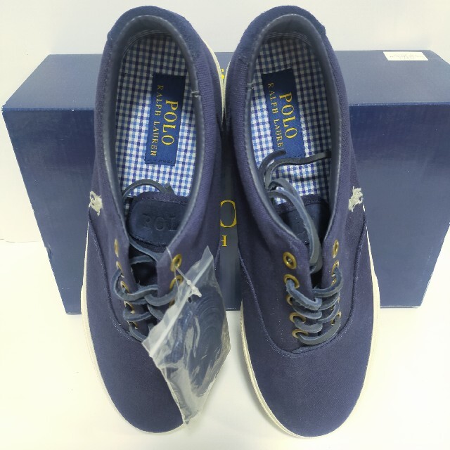 POLO RALPH LAUREN(ポロラルフローレン)のポロ ラルフローレン  VAUGHN NEWPORT NAVY 26.5CM メンズの靴/シューズ(スニーカー)の商品写真