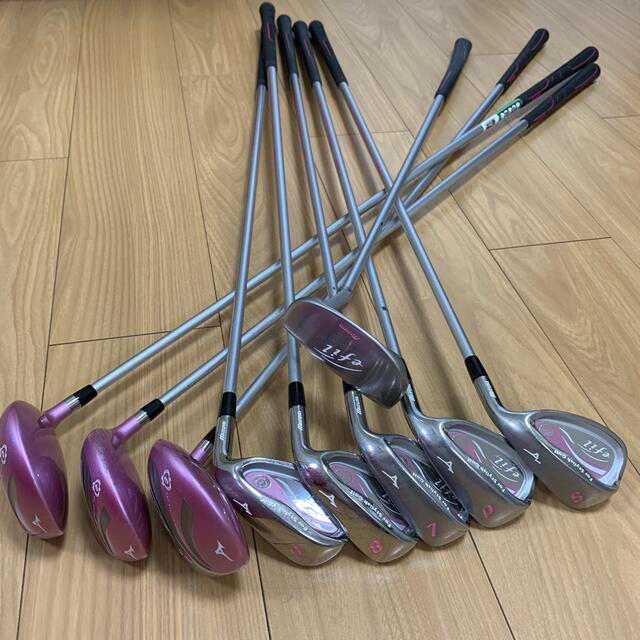 7UTWOOD27IRONミズノ　efil ゴルフクラブ9本セット　ドライバーなし