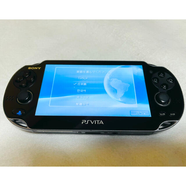 PSVita PCH-1000 ZA01 クリスタルブラック 動作確認済み