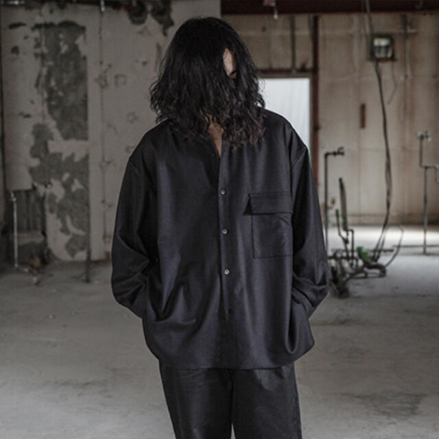 stein 19aw Oversized Down Pat Shirt Woolのサムネイル