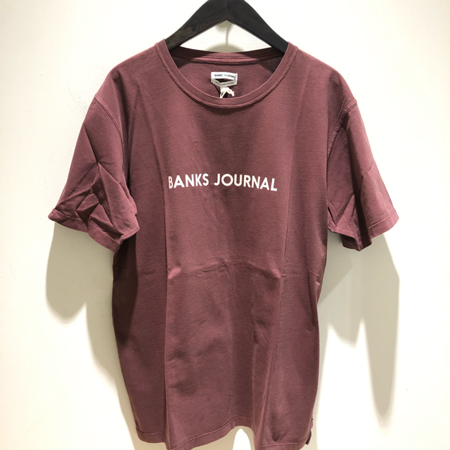 BANKS  Lサイズ LABEL PLUM ロゴ Tシャツ 新品未使用！