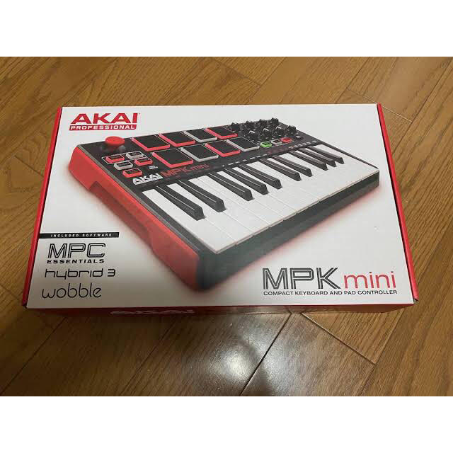 KORG(コルグ)のAKAI MPK mini MK2 美品　動作確認済み 楽器のDTM/DAW(MIDIコントローラー)の商品写真