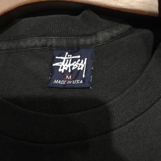 STUSSY   希少！'s USA製 紺タグ old stussy シャドーマン teeの通販