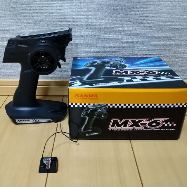 Sanwaプロポmx-6値下げしました。 エンタメ/ホビーのおもちゃ/ぬいぐるみ(ホビーラジコン)の商品写真