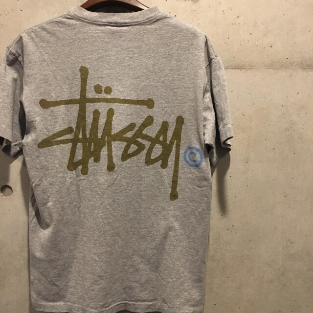 希少！00's USA製 old stussy ゴールドストックロゴ tee