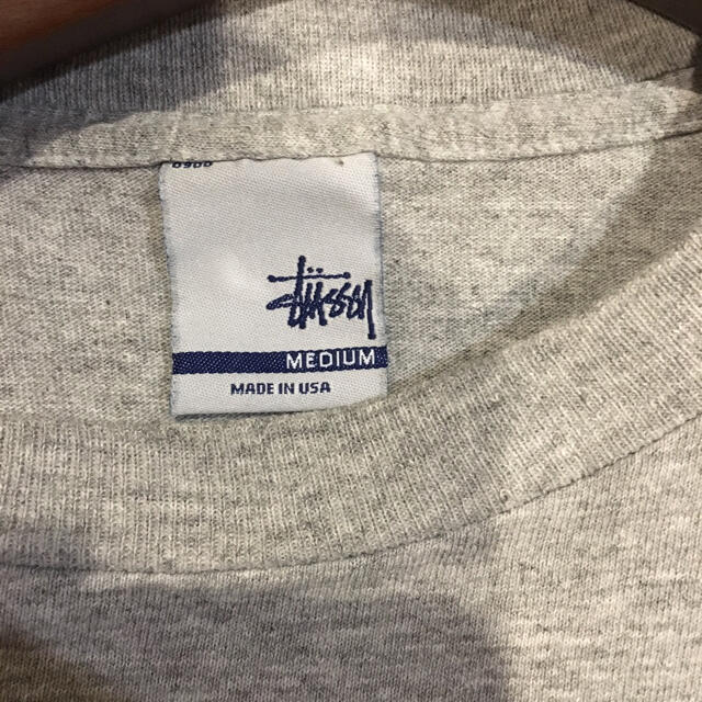 STUSSY(ステューシー)の希少！00's USA製 old stussy ゴールドストックロゴ tee メンズのトップス(Tシャツ/カットソー(半袖/袖なし))の商品写真