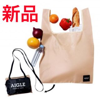 タカラジマシャ(宝島社)のAIGLE   変身お買い物バッグ　(GLOW 2021年6月号 特別付録)(エコバッグ)