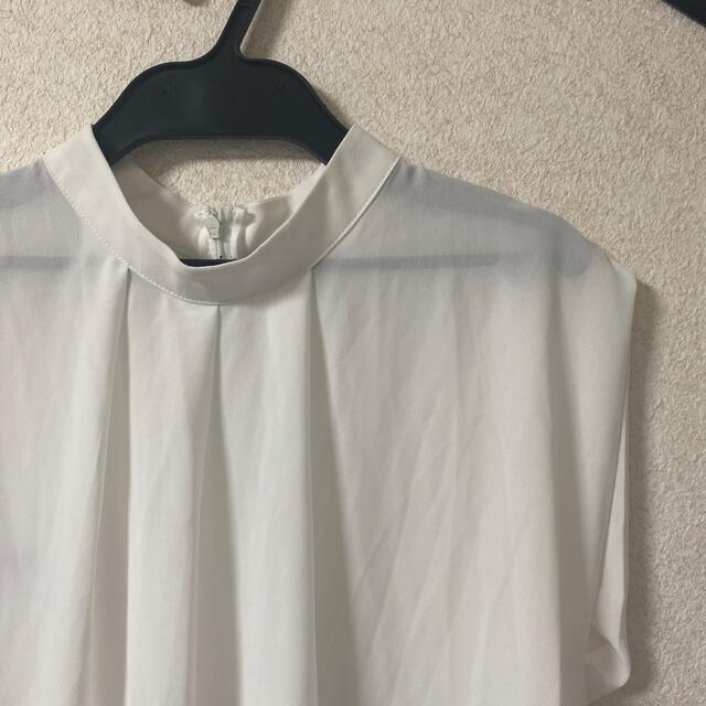 dholic(ディーホリック)の韓国購入 ホワイトブラウス レディースのトップス(シャツ/ブラウス(半袖/袖なし))の商品写真