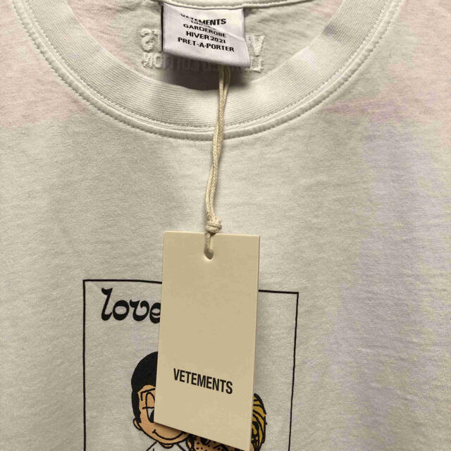 正規新品 20AW VETEMENTS ヴェトモン メッセージ Tシャツ メンズのトップス(Tシャツ/カットソー(半袖/袖なし))の商品写真
