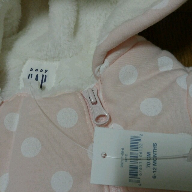 babyGAP(ベビーギャップ)の在庫処分セール　アウター キッズ/ベビー/マタニティのベビー服(~85cm)(ロンパース)の商品写真