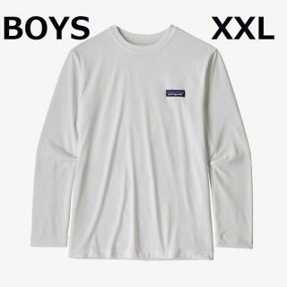 パタゴニア(patagonia)の【新品】62395 [XXL] ボーイズ キャプリーン パタゴニア PLWH 白(Tシャツ(半袖/袖なし))