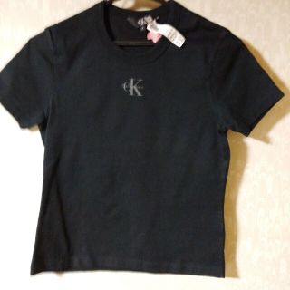 カルバンクライン(Calvin Klein)のカルバン・クライン レディース tシャツ 半袖 ブラック(Tシャツ(半袖/袖なし))