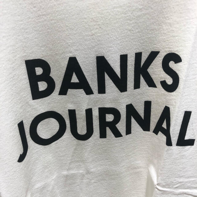 BANKS Mサイズ OFF White Tシャツ フロントロゴ 新品未使用！