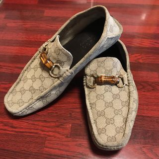 グッチ(Gucci)のGW限定　グッチ　GG ドライビングシューズ　スリッポン　バンブー(スリッポン/モカシン)