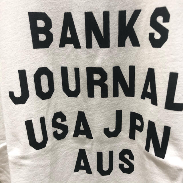 BANKS Mサイズ OFF White フロントロゴ Tシャツ 新品未使用！