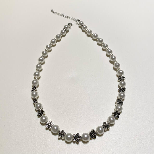 KAPITAL(キャピタル)のpearl necklace パールビーズネックレス 韓国 メンズのアクセサリー(ネックレス)の商品写真