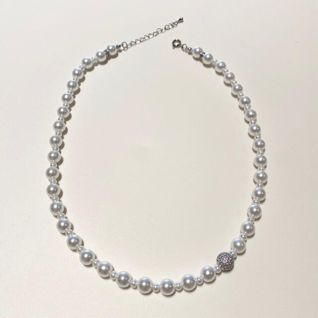 KAPITAL(キャピタル)のpearl necklace パールビーズネックレス メンズのアクセサリー(ネックレス)の商品写真