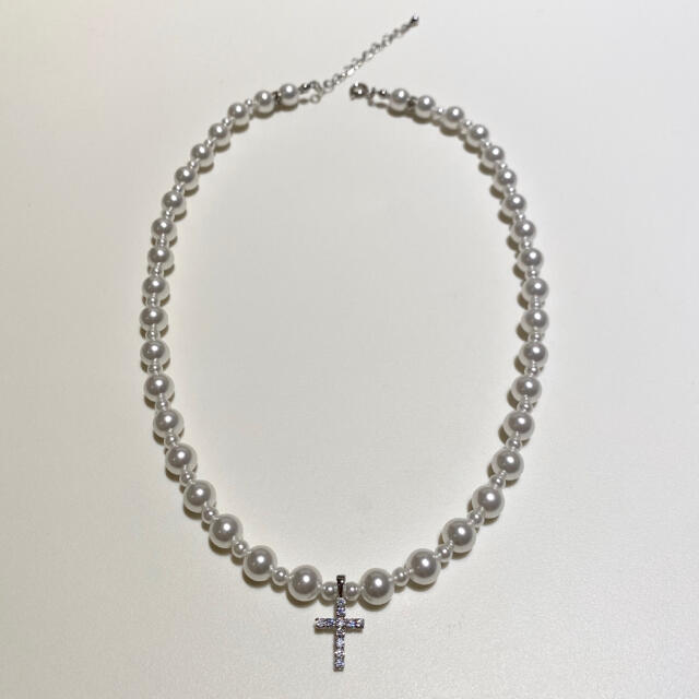 KAPITAL(キャピタル)のpearl necklace パールビーズネックレス メンズのアクセサリー(ネックレス)の商品写真