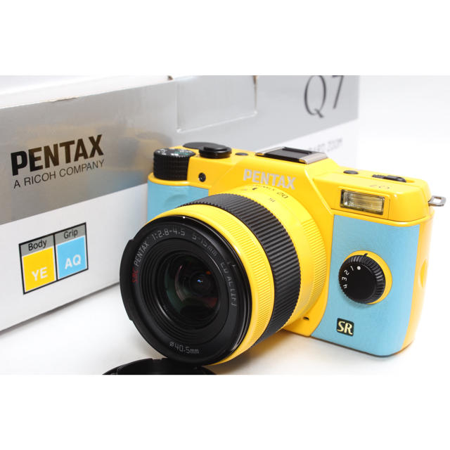 ❤️激レアオーダーカラー&Wi-Fi❤️PENTAX Q7 レンズキット スマホ/家電/カメラのカメラ(ミラーレス一眼)の商品写真