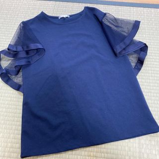 イッツデモ(ITS'DEMO)のIt'sDEMO フリル袖　Tシャツ　カットソー(Tシャツ(半袖/袖なし))