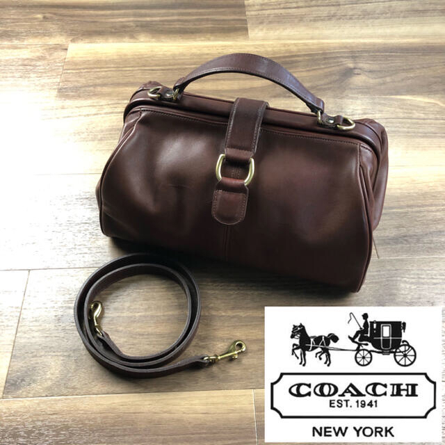 coach オールドコーチ 2way  ブラウン　ドクターズバッグ