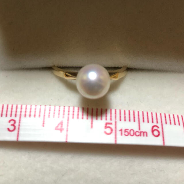 MIKIMOTO(ミキモト)のミキモト　一粒パール　k14  リング レディースのアクセサリー(リング(指輪))の商品写真