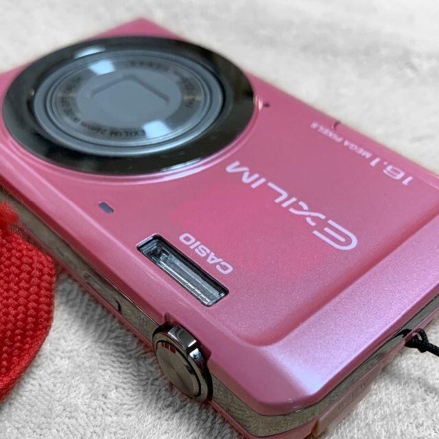 CASIO(カシオ)のCASIO コンパクトデジタルカメラ EX-ZS6PK ピンク スマホ/家電/カメラのカメラ(コンパクトデジタルカメラ)の商品写真