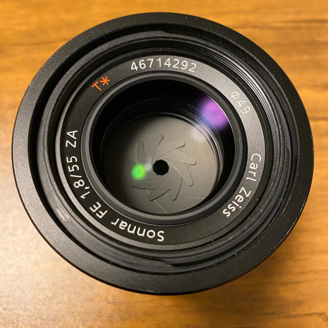 SONY(ソニー)のsony Sonnar T* FE 55mm F1.8 ZA SEL55F18Z スマホ/家電/カメラのカメラ(レンズ(単焦点))の商品写真