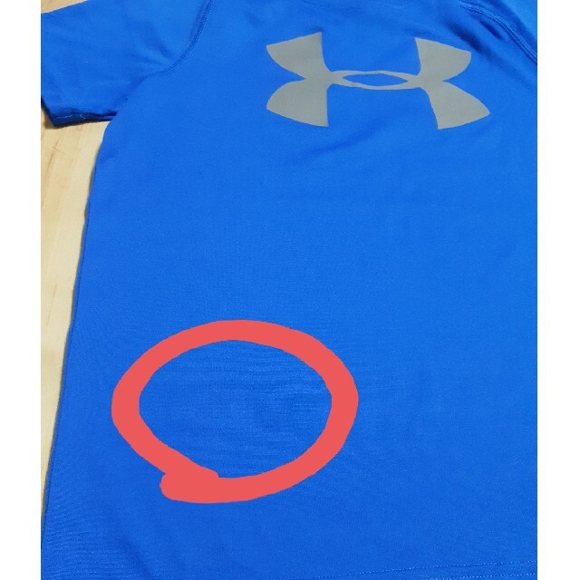 UNDER ARMOUR(アンダーアーマー)のアンダーアーマー　TシャツYMD140cm　運動会 キッズ/ベビー/マタニティのキッズ服男の子用(90cm~)(Tシャツ/カットソー)の商品写真