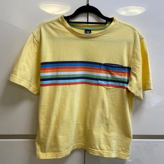 ギャップキッズ(GAP Kids)の人気GAPフロントポケットTシャツイエロー160サイズ(Tシャツ/カットソー)