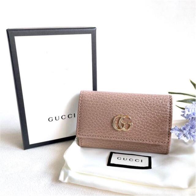 【美品】GUCCI グッチ キーケース レディース ピンク 正規品 箱付き | フリマアプリ ラクマ