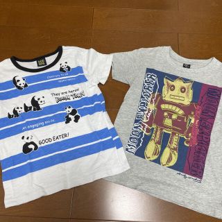 ユニクロ(UNIQLO)のユニクロ　半袖　 Tシャツ　まとめ売り　男の子　120cm(Tシャツ/カットソー)